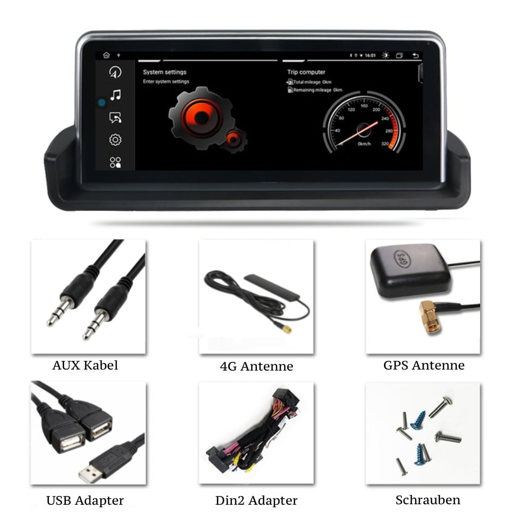 NAVI jälkiasennettava SET + AppleCarPlay + IDrive